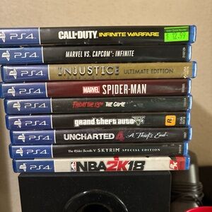 PS4 Game Bundle - Call of Duty, Marvel, and More